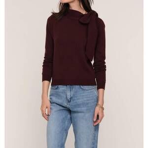 NEW HEARTLOOM lissa sweater in aubergine